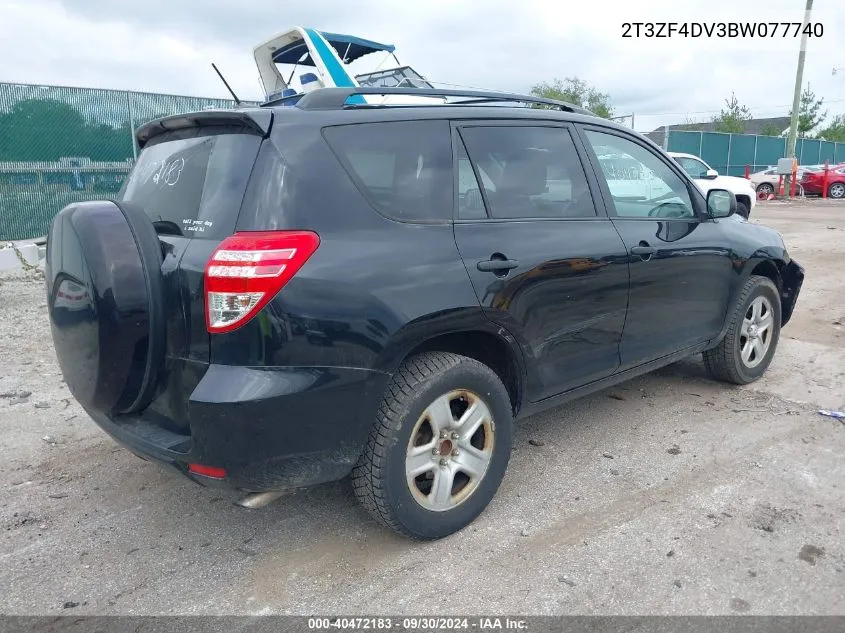 2T3ZF4DV3BW077740 2011 Toyota Rav4