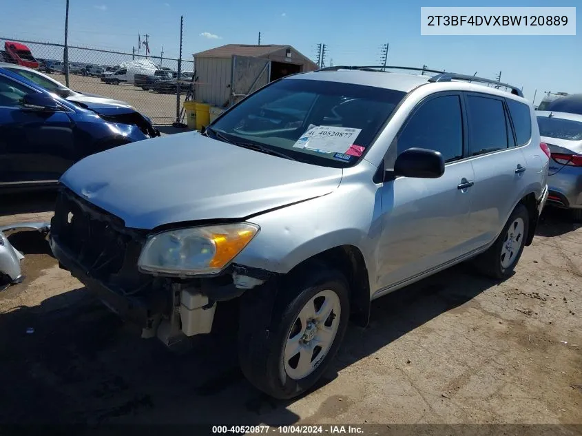 2T3BF4DVXBW120889 2011 Toyota Rav4