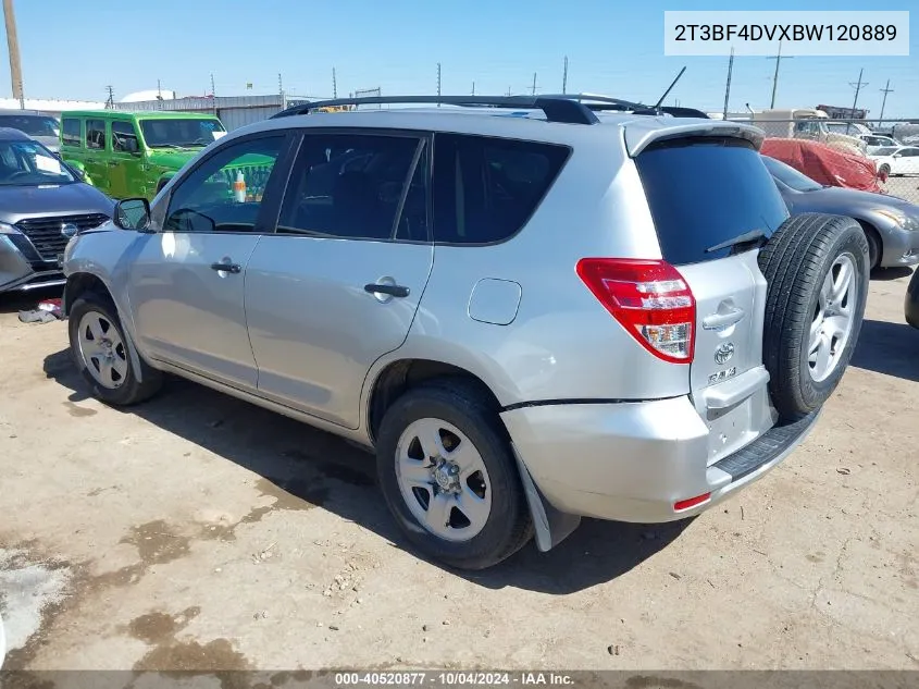 2T3BF4DVXBW120889 2011 Toyota Rav4