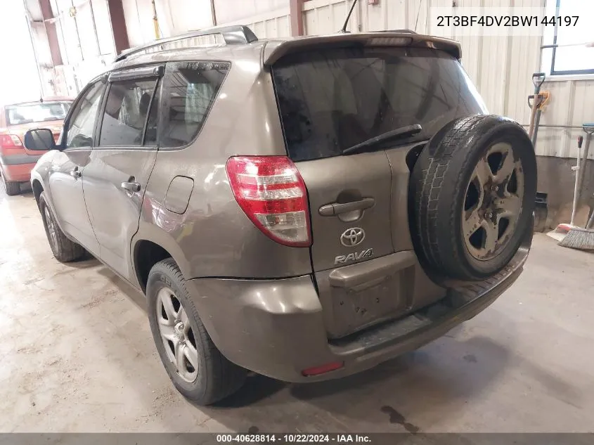 2011 Toyota Rav4 VIN: 2T3BF4DV2BW144197 Lot: 40628814