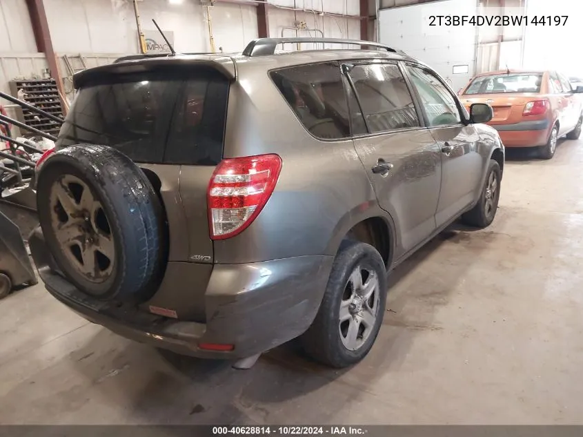 2011 Toyota Rav4 VIN: 2T3BF4DV2BW144197 Lot: 40628814