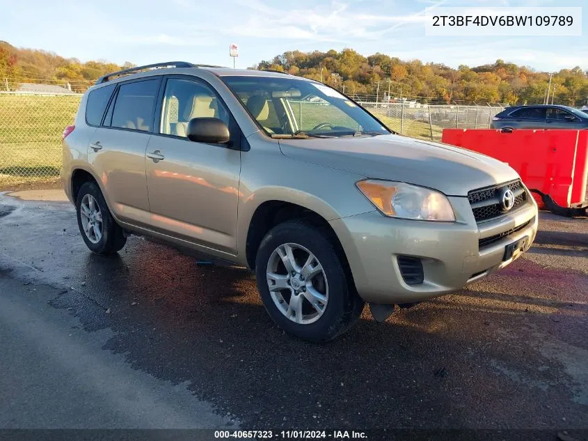 2011 Toyota Rav4 VIN: 2T3BF4DV6BW109789 Lot: 40657323