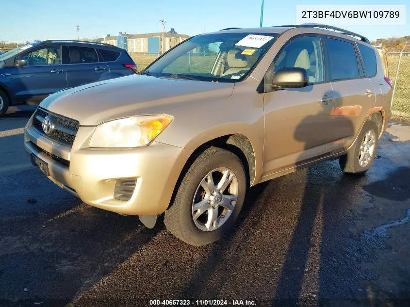 2011 Toyota Rav4 VIN: 2T3BF4DV6BW109789 Lot: 40657323