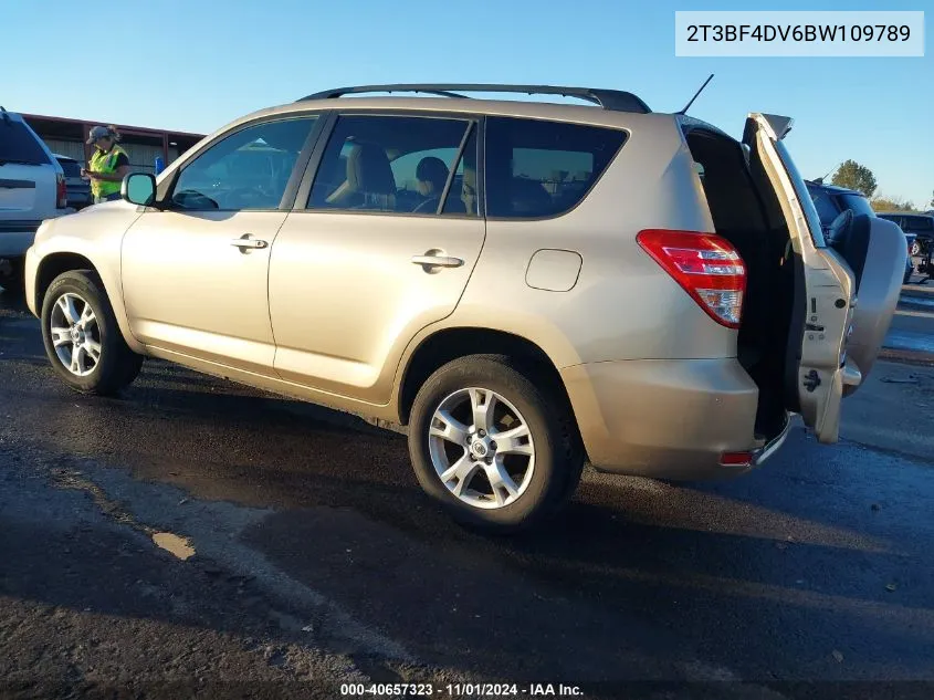 2011 Toyota Rav4 VIN: 2T3BF4DV6BW109789 Lot: 40657323