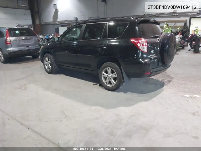 2011 Toyota Rav4 VIN: 2T3BF4DV0BW109416 Lot: 40681191