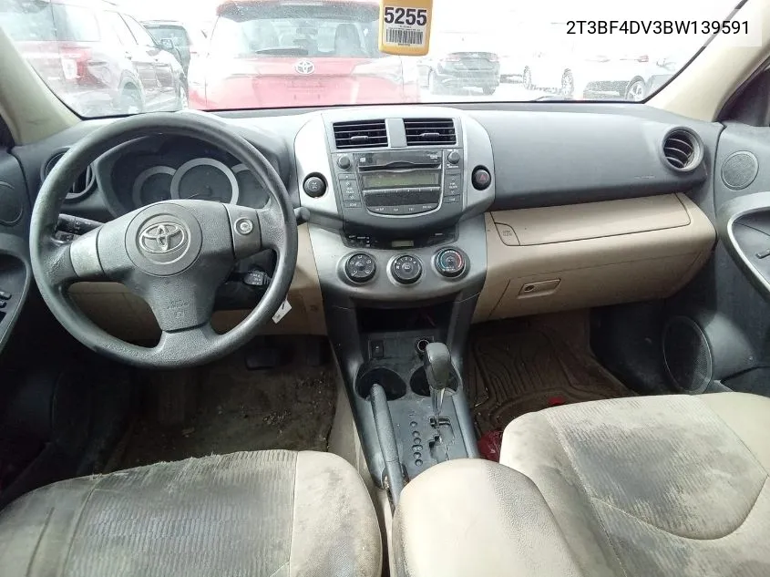 2011 Toyota Rav4 VIN: 2T3BF4DV3BW139591 Lot: 40706262