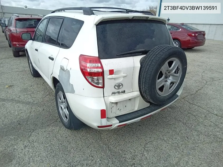 2011 Toyota Rav4 VIN: 2T3BF4DV3BW139591 Lot: 40706262