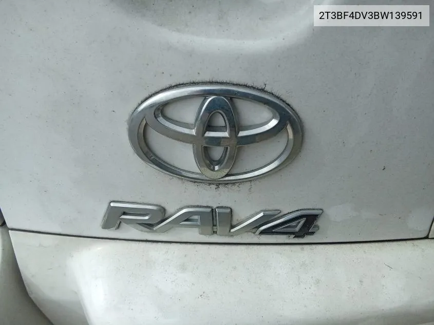 2011 Toyota Rav4 VIN: 2T3BF4DV3BW139591 Lot: 40706262