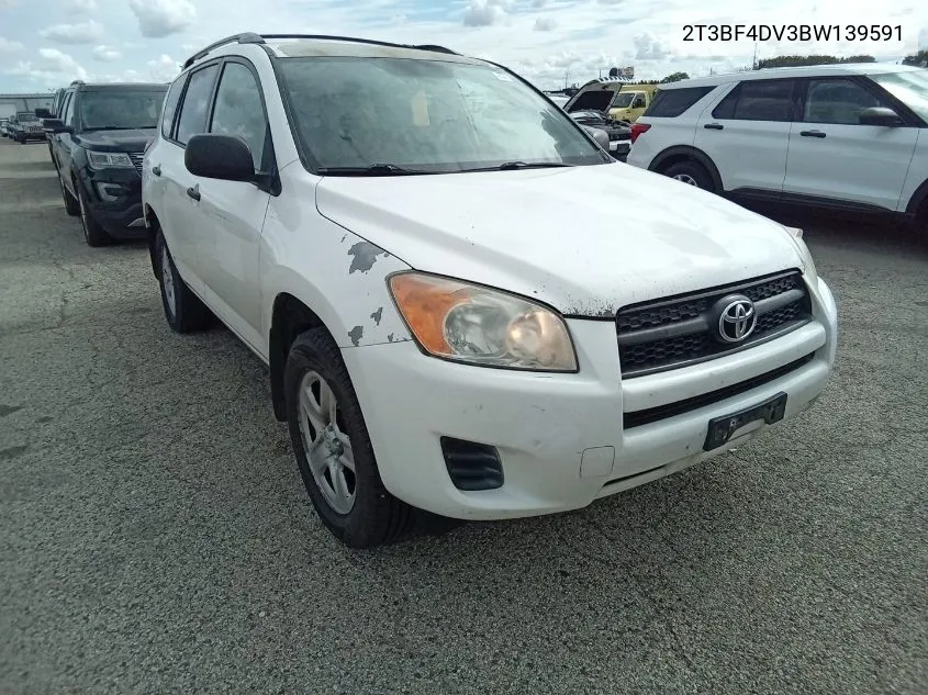 2011 Toyota Rav4 VIN: 2T3BF4DV3BW139591 Lot: 40706262