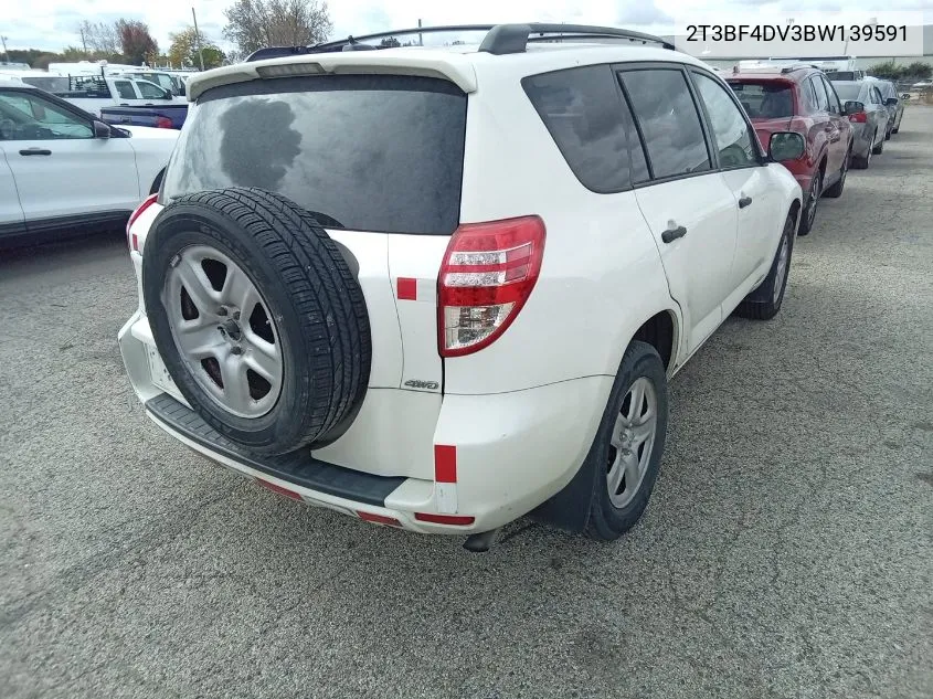 2011 Toyota Rav4 VIN: 2T3BF4DV3BW139591 Lot: 40706262