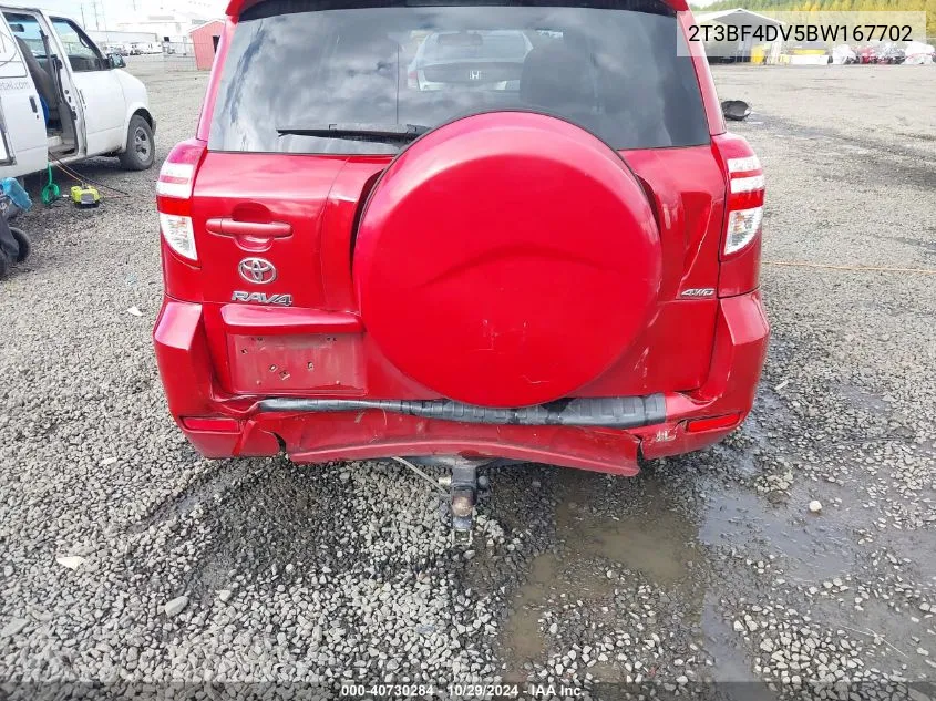 2011 Toyota Rav4 VIN: 2T3BF4DV5BW167702 Lot: 40730284