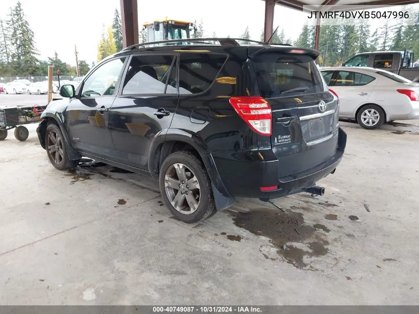 2011 Toyota Rav4 Sport VIN: JTMRF4DVXB5047996 Lot: 40749087