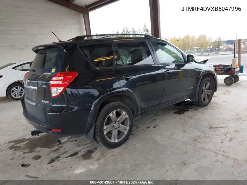 2011 Toyota Rav4 Sport VIN: JTMRF4DVXB5047996 Lot: 40749087