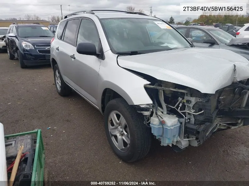 2011 Toyota Rav4 VIN: 2T3BF4DV5BW156425 Lot: 40759252