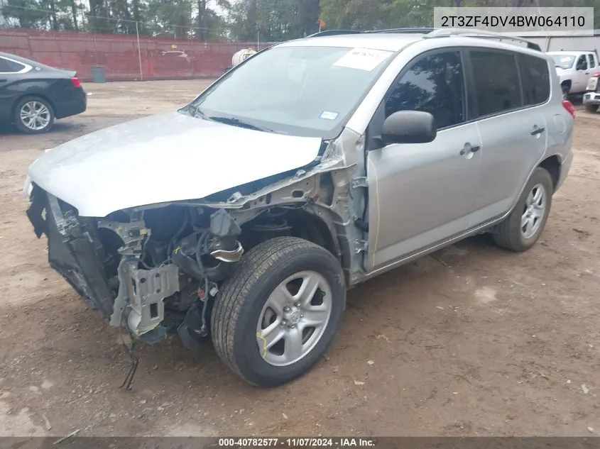 2011 Toyota Rav4 VIN: 2T3ZF4DV4BW064110 Lot: 40782577