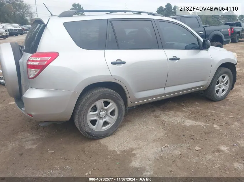 2011 Toyota Rav4 VIN: 2T3ZF4DV4BW064110 Lot: 40782577