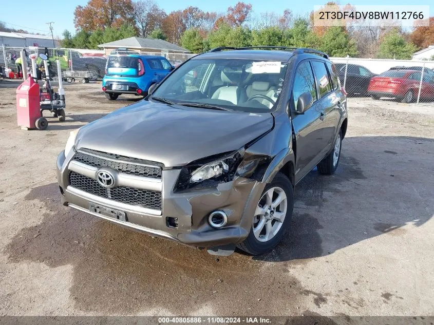 2011 Toyota Rav4 Limited VIN: 2T3DF4DV8BW112766 Lot: 40805886