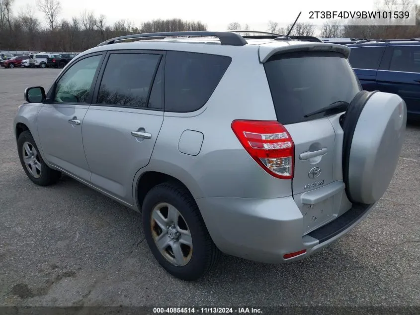 2011 Toyota Rav4 VIN: 2T3BF4DV9BW101539 Lot: 40854514