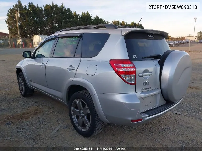 2011 Toyota Rav4 Sport VIN: 2T3RF4DV5BW090313 Lot: 40854841