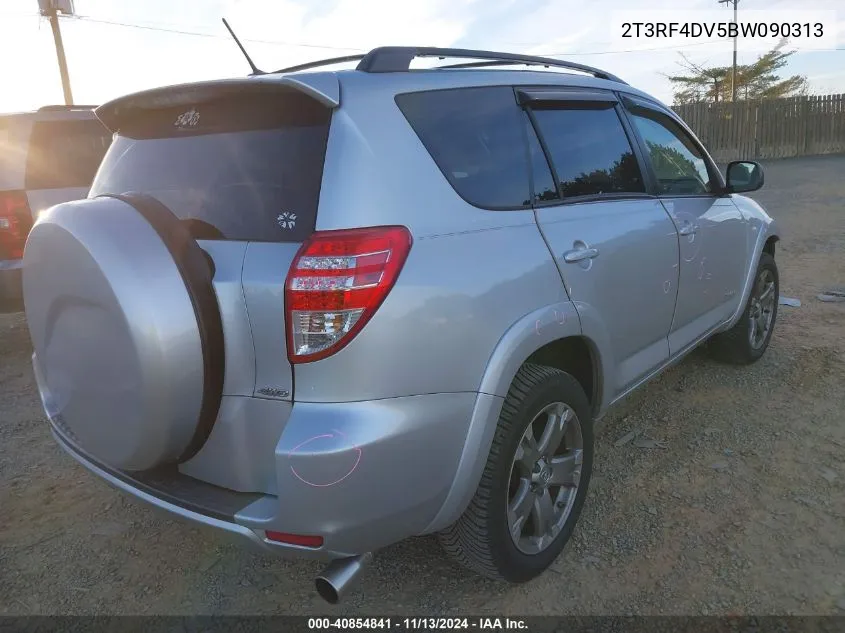 2011 Toyota Rav4 Sport VIN: 2T3RF4DV5BW090313 Lot: 40854841