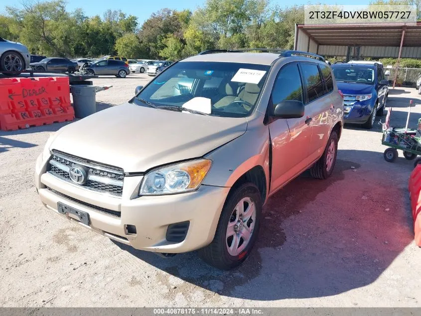 2011 Toyota Rav4 VIN: 2T3ZF4DVXBW057727 Lot: 40878175