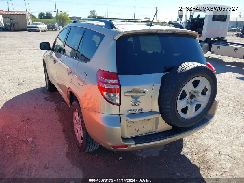 2011 Toyota Rav4 VIN: 2T3ZF4DVXBW057727 Lot: 40878175