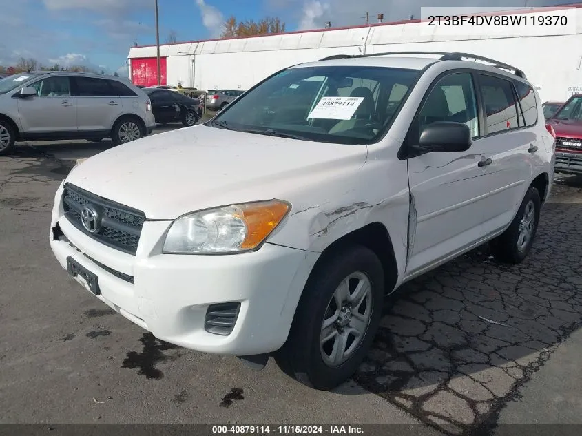 2011 Toyota Rav4 VIN: 2T3BF4DV8BW119370 Lot: 40879114