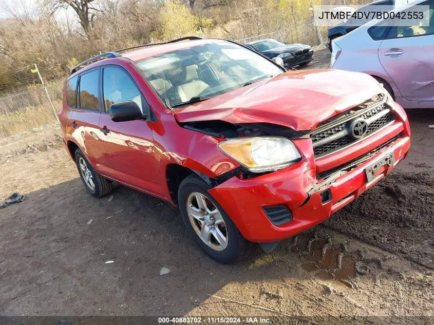 2011 Toyota Rav4 VIN: JTMBF4DV7BD042553 Lot: 40883702