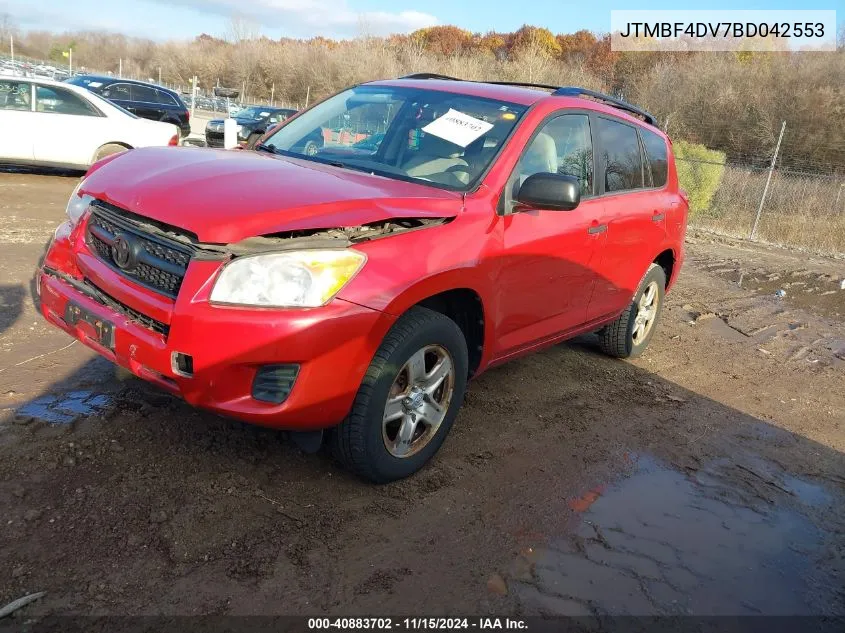 2011 Toyota Rav4 VIN: JTMBF4DV7BD042553 Lot: 40883702