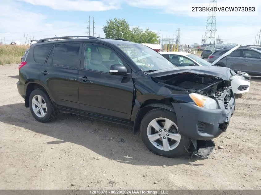 2012 Toyota Rav4 VIN: 2T3BK4DV8CW073083 Lot: 12078073