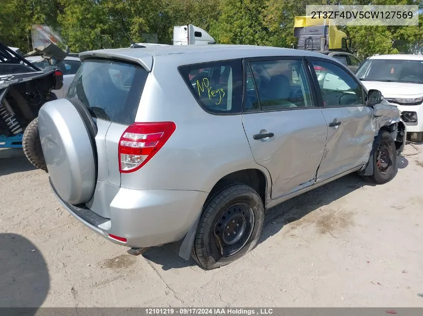 2T3ZF4DV5CW127569 2012 Toyota Rav4