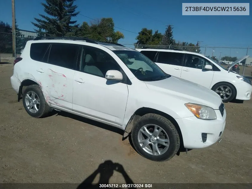 2T3BF4DV5CW215636 2012 Toyota Rav4