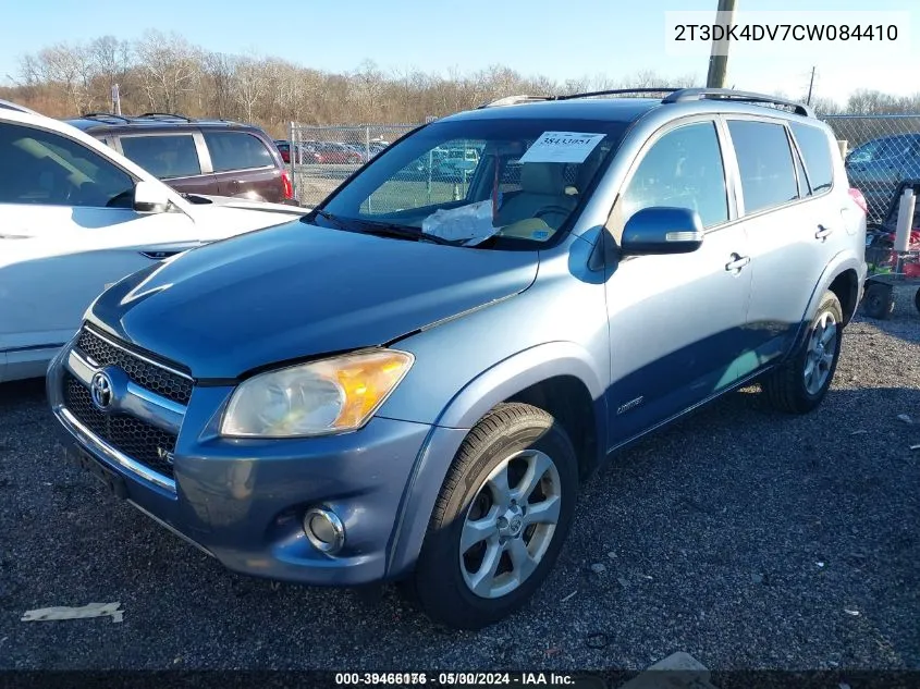 2T3DK4DV7CW084410 2012 Toyota Rav4 Limited V6