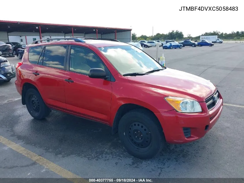 2012 Toyota Rav4 VIN: JTMBF4DVXC5058483 Lot: 40377755