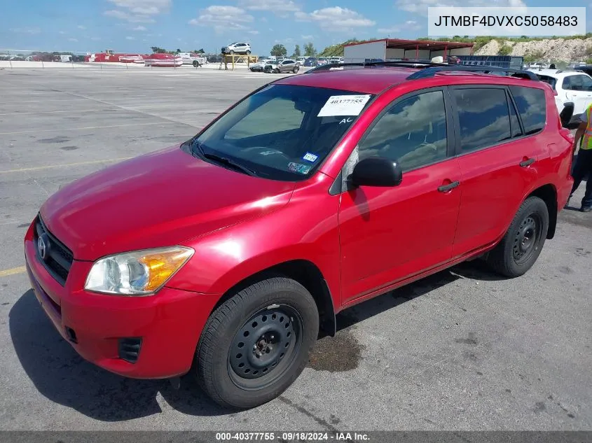 2012 Toyota Rav4 VIN: JTMBF4DVXC5058483 Lot: 40377755