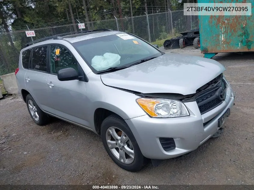 2012 Toyota Rav4 VIN: 2T3BF4DV9CW270395 Lot: 40403898