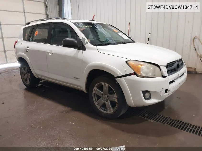 2T3WF4DV8CW134714 2012 Toyota Rav4 Sport