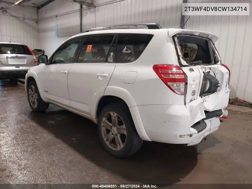 2T3WF4DV8CW134714 2012 Toyota Rav4 Sport