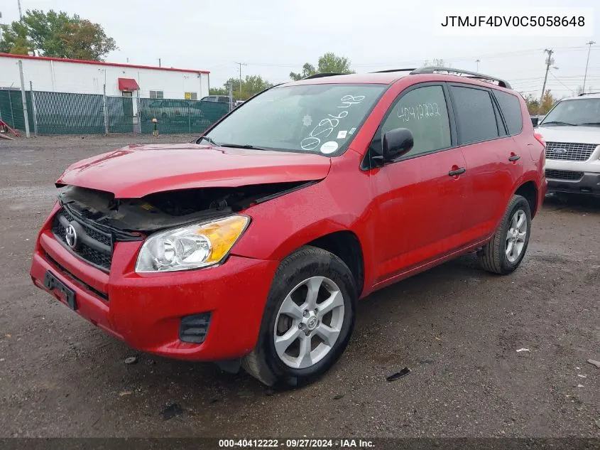 JTMJF4DV0C5058648 2012 Toyota Rav4