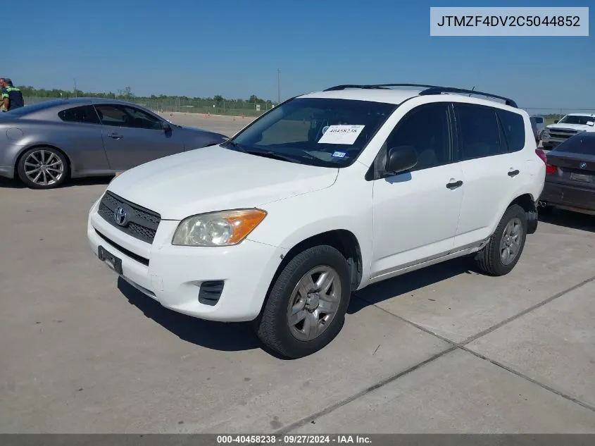 2012 Toyota Rav4 VIN: JTMZF4DV2C5044852 Lot: 40458238