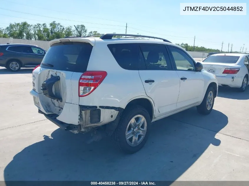 2012 Toyota Rav4 VIN: JTMZF4DV2C5044852 Lot: 40458238