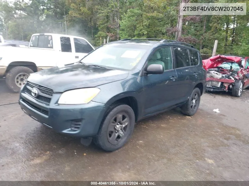 2012 Toyota Rav4 VIN: 2T3BF4DV8CW207045 Lot: 40461355