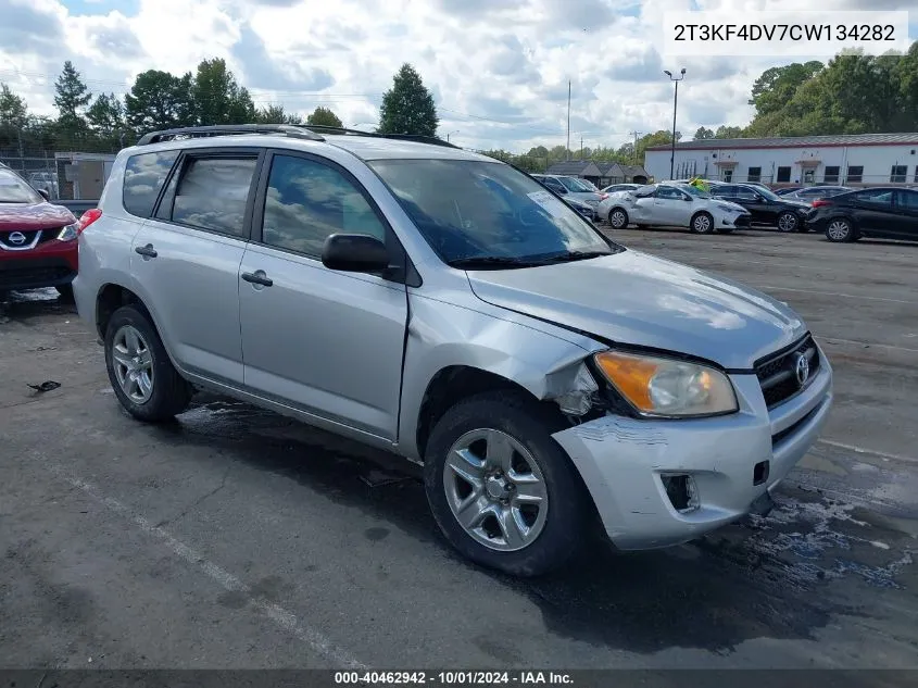 2012 Toyota Rav4 VIN: 2T3KF4DV7CW134282 Lot: 40462942