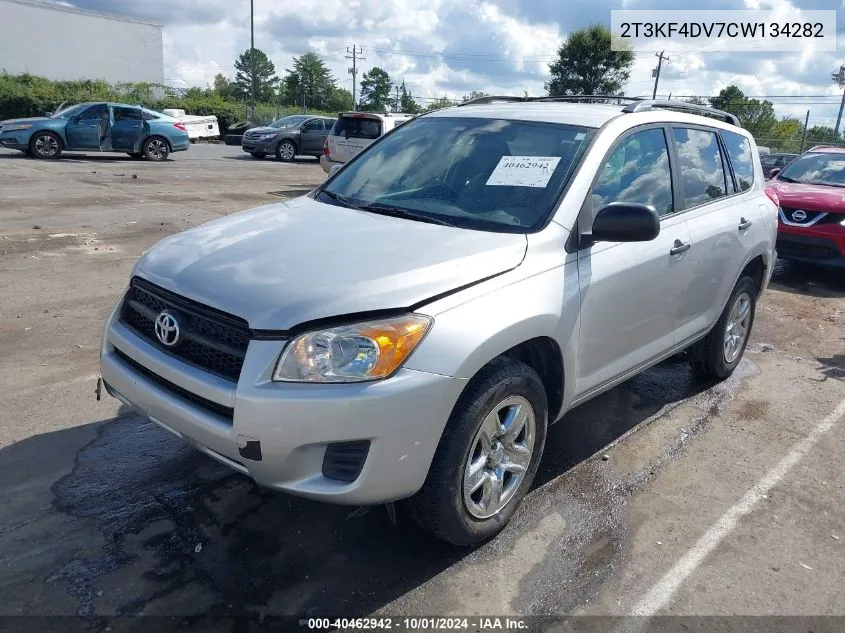 2012 Toyota Rav4 VIN: 2T3KF4DV7CW134282 Lot: 40462942