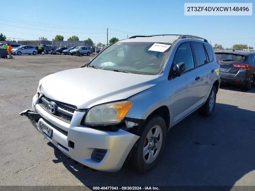 2T3ZF4DVXCW148496 2012 Toyota Rav4