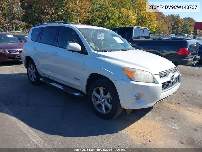 2T3YF4DV9CW143737 2012 Toyota Rav4 Limited