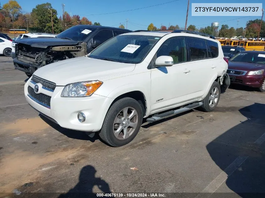 2T3YF4DV9CW143737 2012 Toyota Rav4 Limited