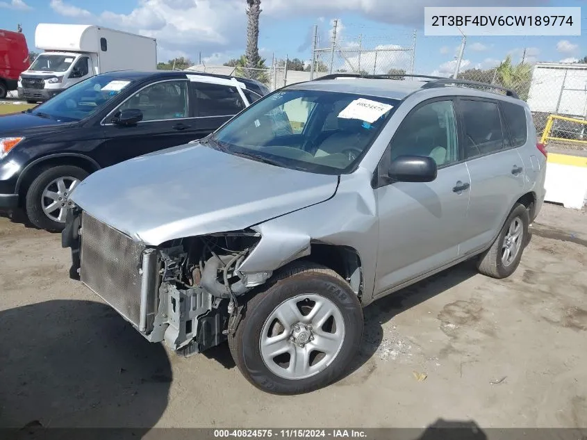 2T3BF4DV6CW189774 2012 Toyota Rav4