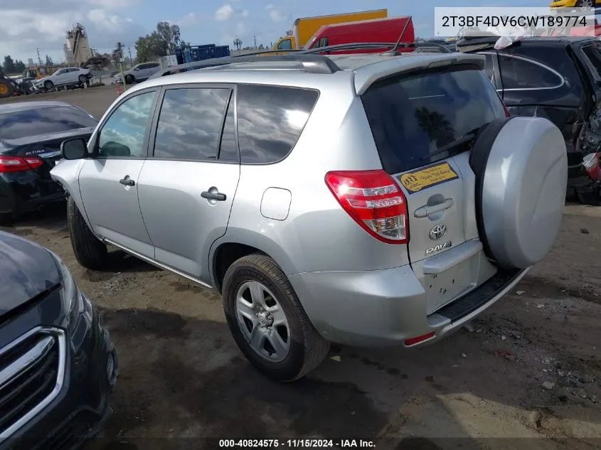 2T3BF4DV6CW189774 2012 Toyota Rav4