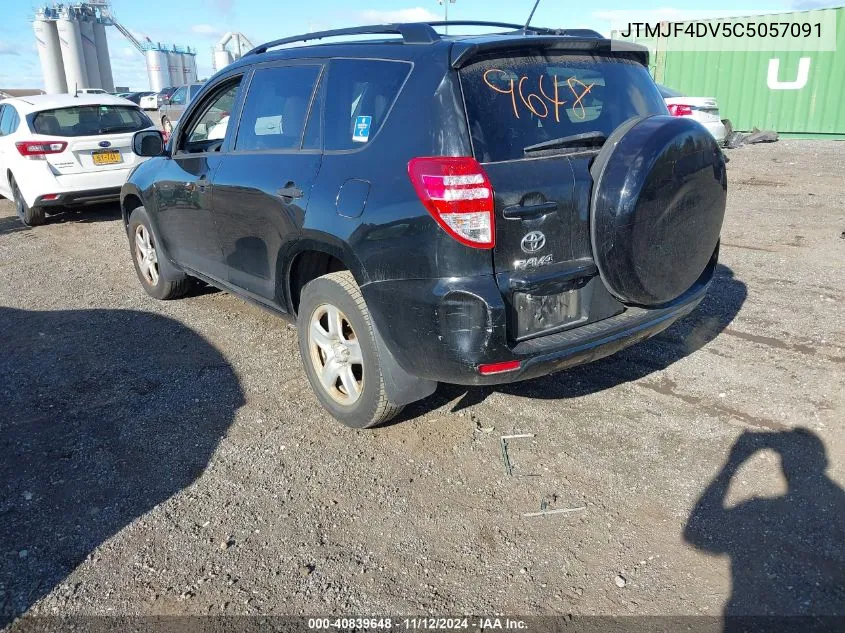 2012 Toyota Rav4 VIN: JTMJF4DV5C5057091 Lot: 40839648